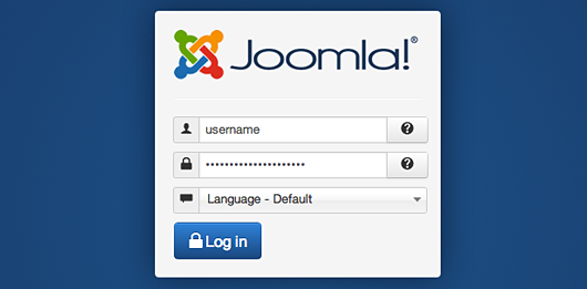 Access Joomla Login Screen