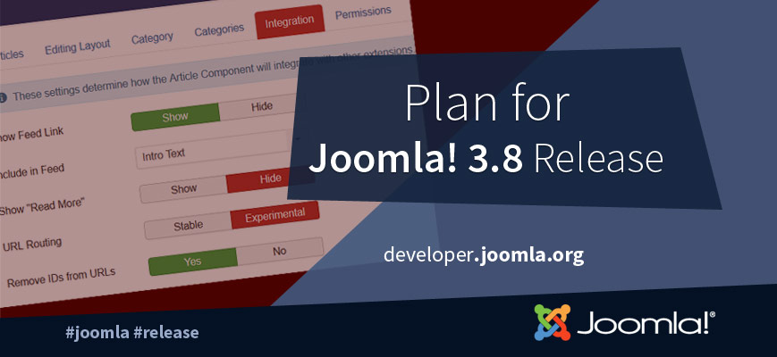 Newest features of the upcoming Joomla 3.8