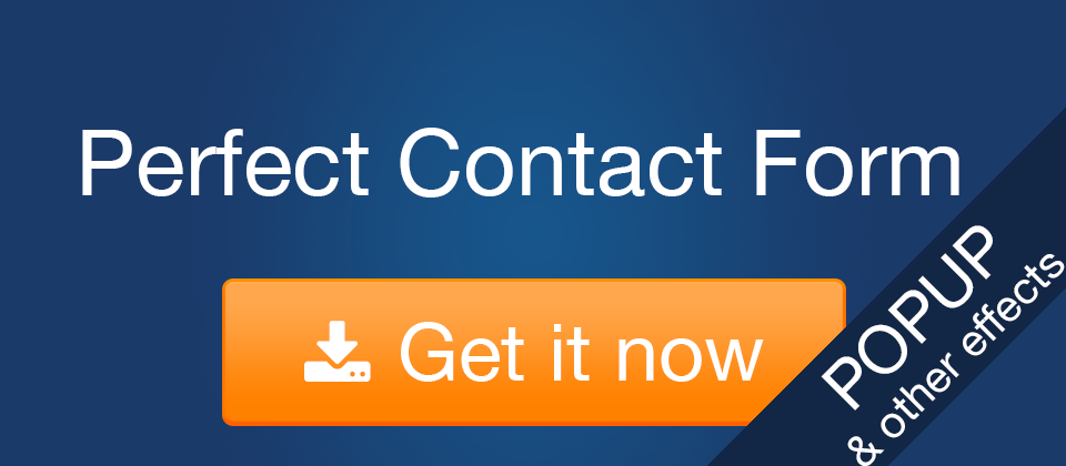 Perfect Ajax Popup Contact Form Joomla Contact Form Extension