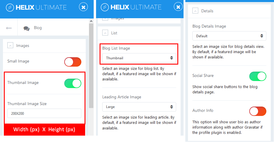 Instructions For Setting Blog in Helix Ultimate Templates