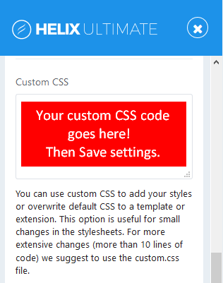 Custom Css