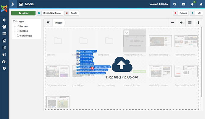 Joomla 4 Media Manager