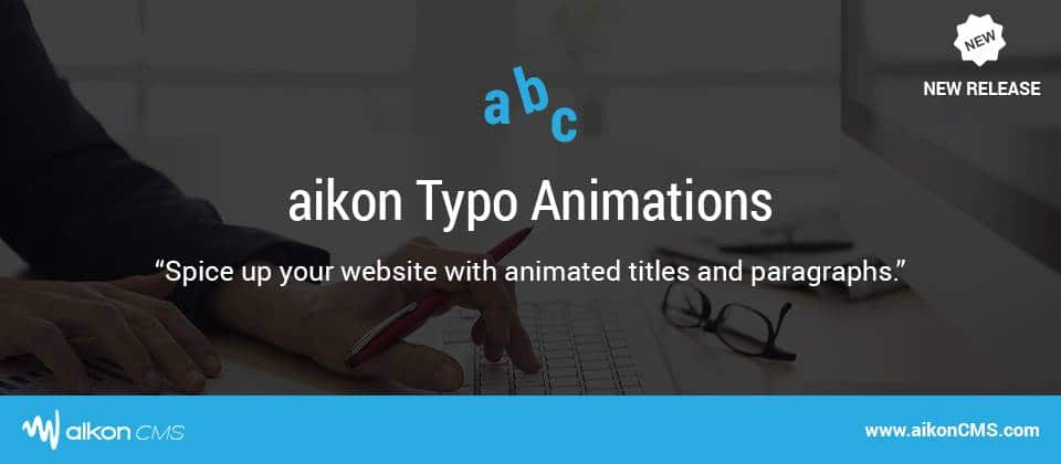 Aikon Typo Animations