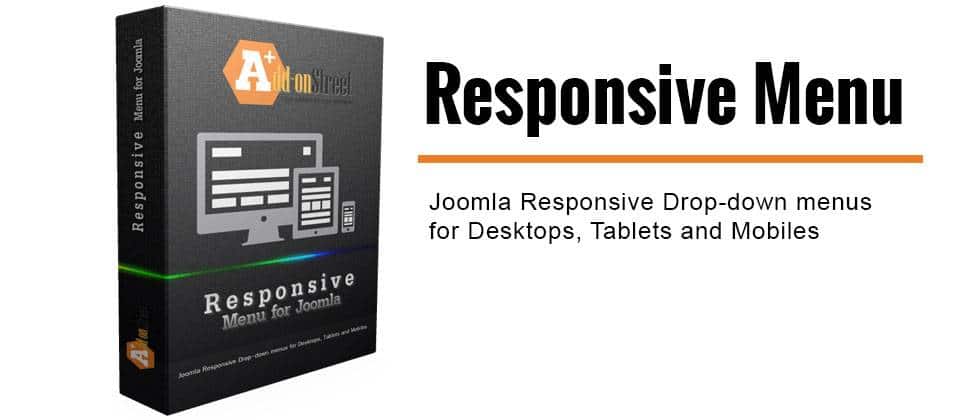 Responsive Menu Joomla Menu System