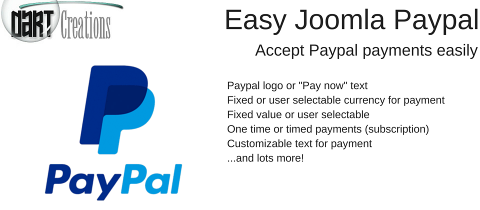 Easy Joomla Paypal Joomla Payment Systems Extension