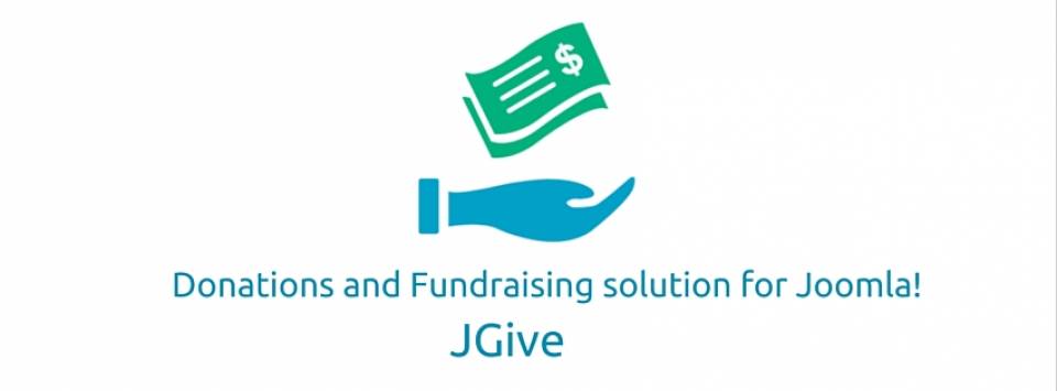 Jgive Joomla Donation Extension