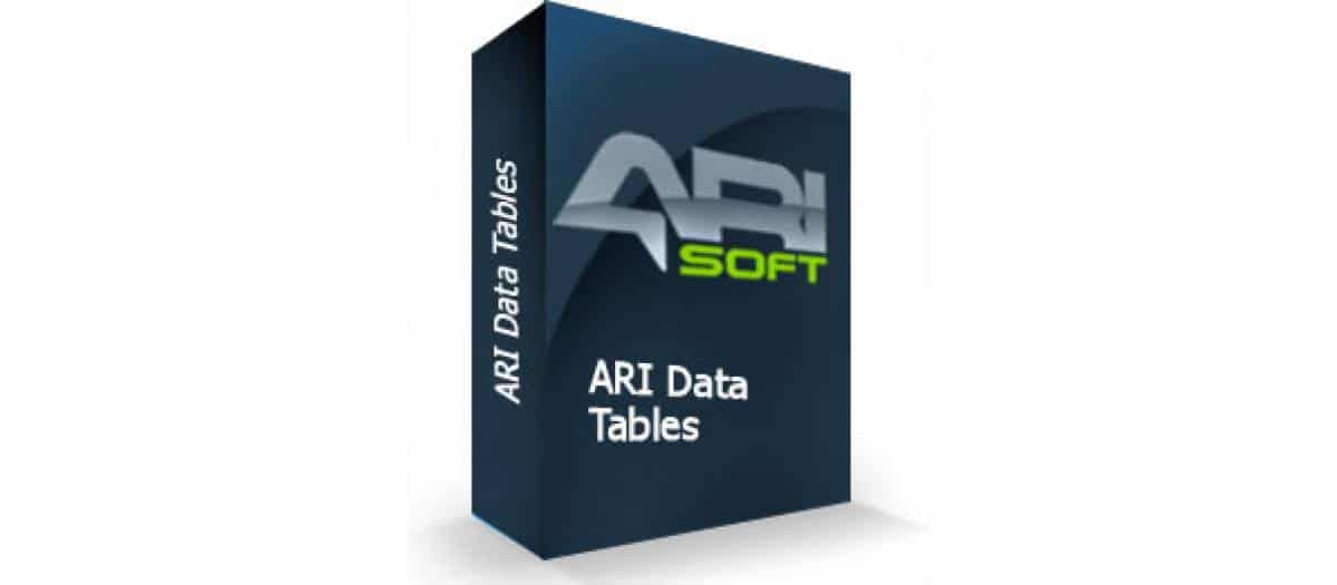 ARI Data Tables joomla data reports extension