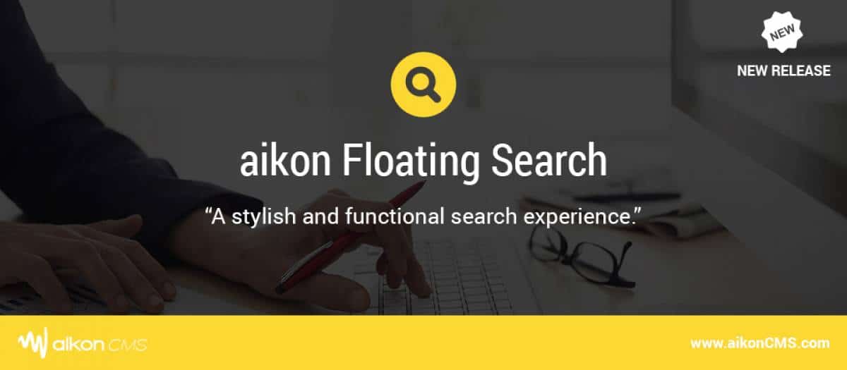 Aikon Floating Search Joomla Extension