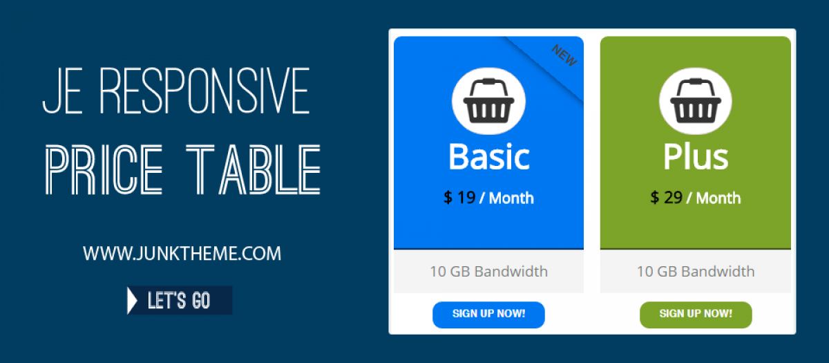 Je Responsive Price Table
