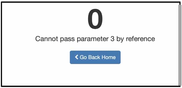 [Hikashop] How to resolve Cannot pass parameter 3 by reference?