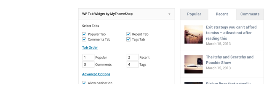 Wp Tab Widget