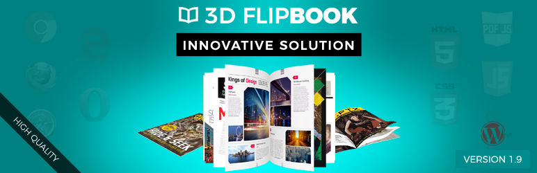Interactive 3D Flipbook