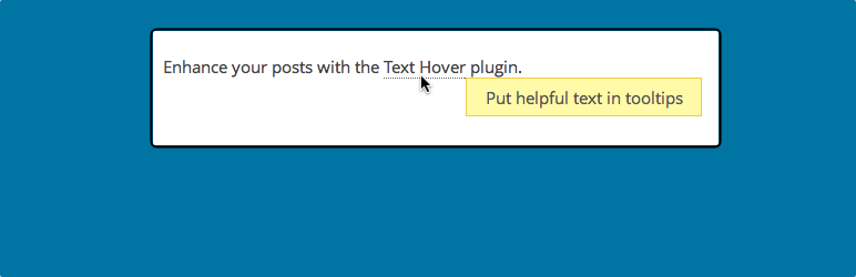 Text Hover