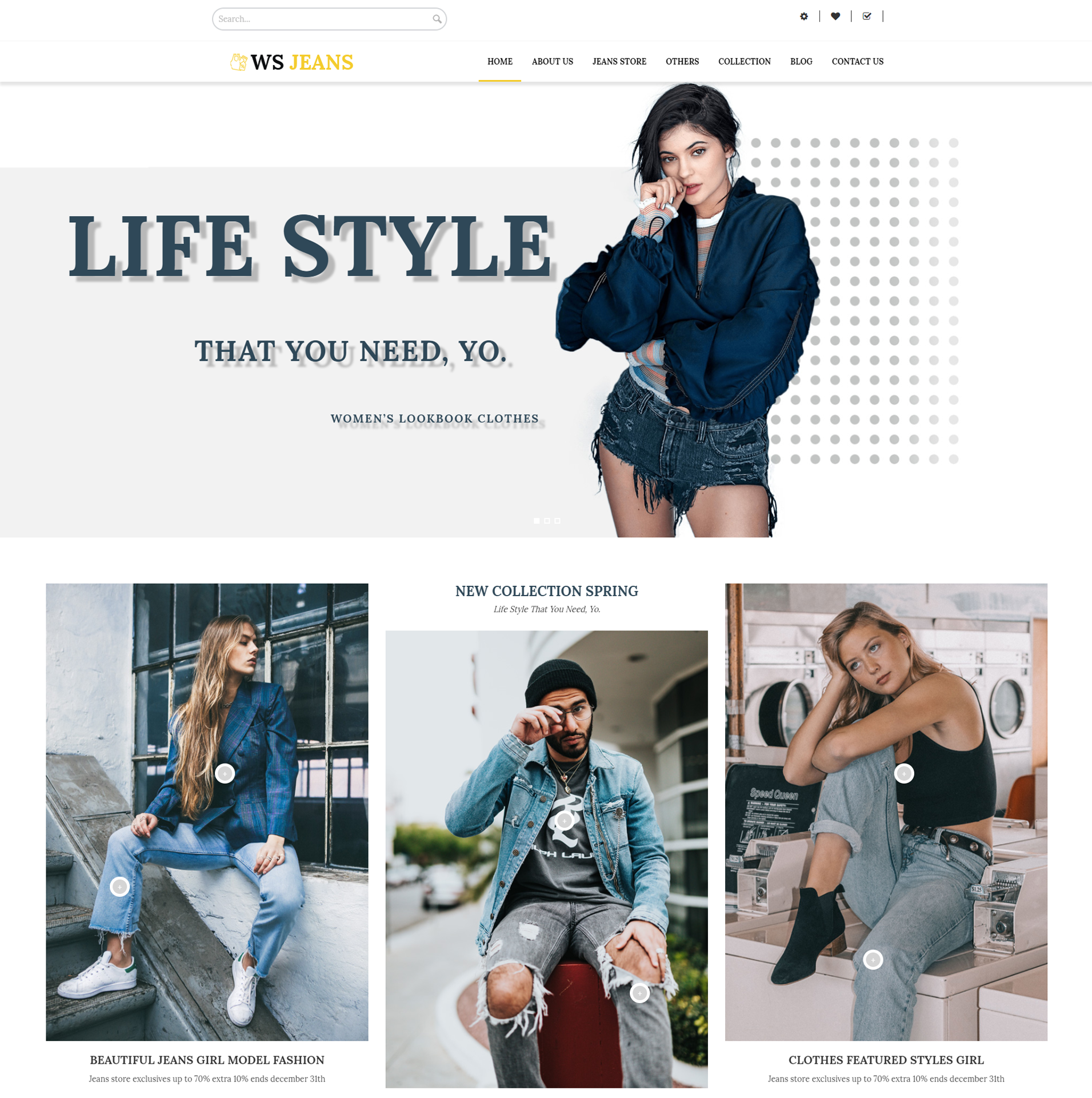 Ws Jeans – Responsive Clothing Woocommerce Wordpress Theme