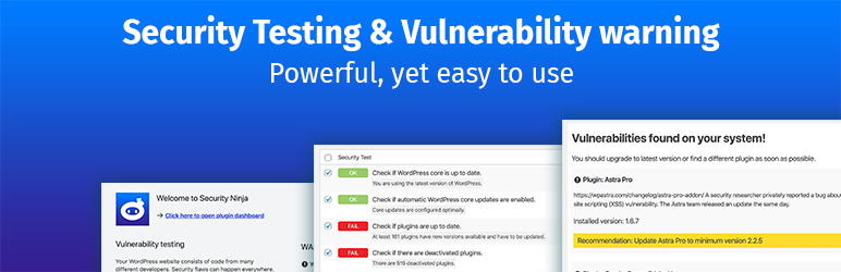 Security Ninja – Wordpress Security Plugin