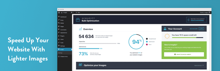 Imagify – Convert Webp, Images Compression And Optimization