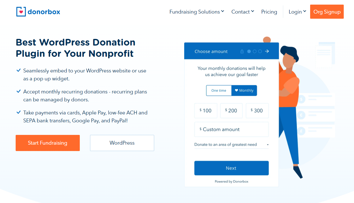 Free Donate Button - Donorbox Nonprofit Fundraising Software