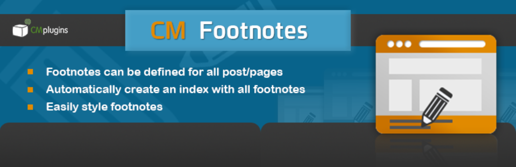 Collection of 6 WordPress Footnotes Plugins in 2022