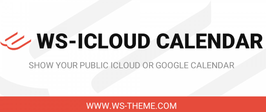 Ws-Icloud Calendar [ Paid Download]