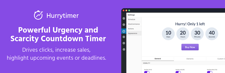 Hurrytimer – A Scarcity Countdown Timer For Wordpress &Amp; Woocommerce