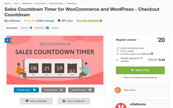 Woocommerce Countdown Timer Plugin