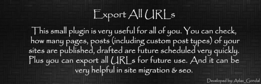 Export-All-URLs-–-WordPress-plugin-WordPress-org