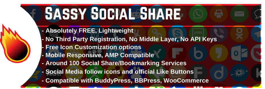 Wordpress Social Sharing Plugin – Sassy Social Share