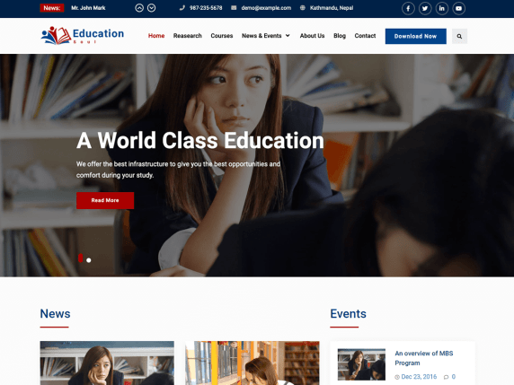 Wordpress Education Themes 27