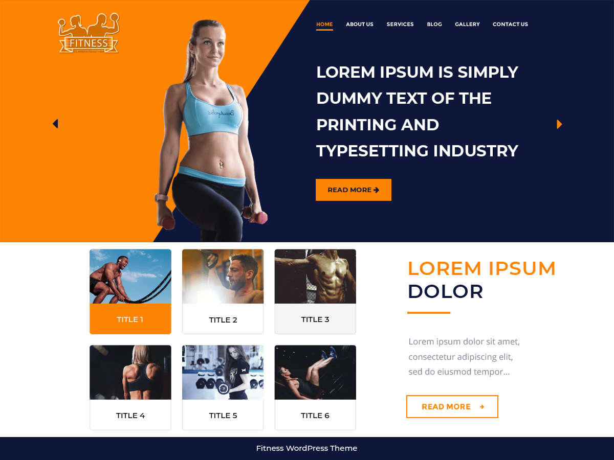 wordpress fitness and gym themes 23