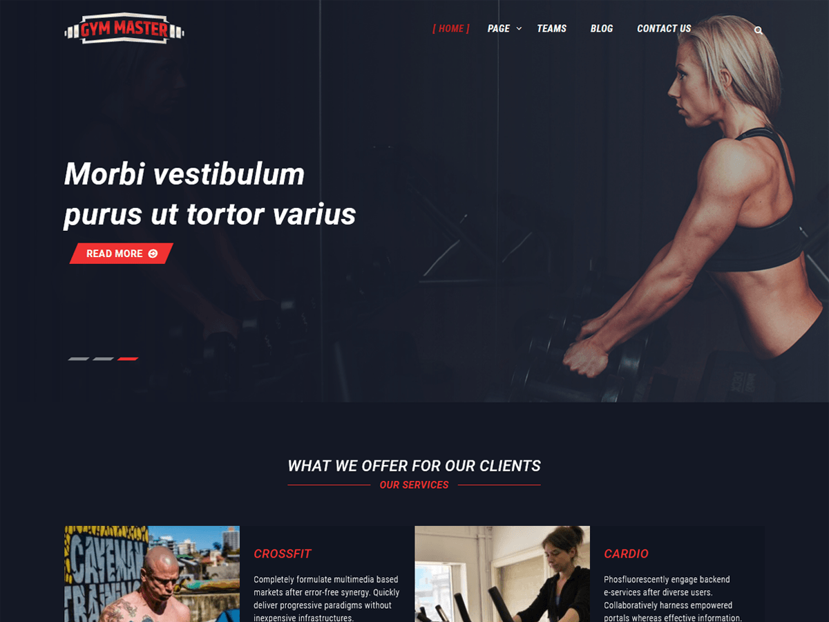 wordpress fitness and gym themes 8