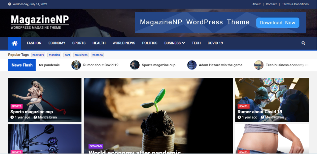 Wordpress Magazine Themes 16