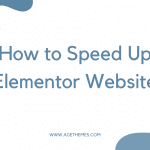 Speed Up Elementor Website