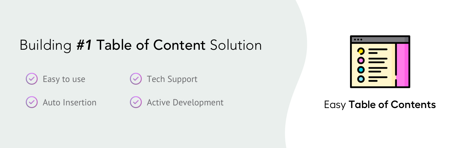 Wordpress Table Of Contents Plugin:easy Table Of Contents 