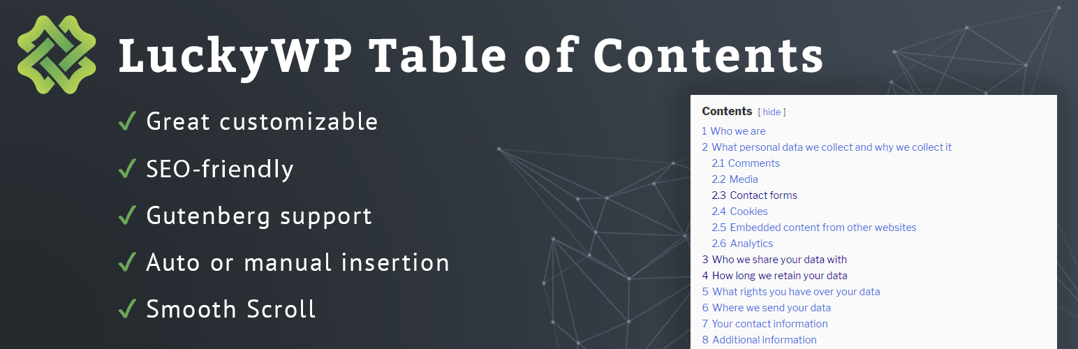 Wordpress Table Of Contents Plugin: Luckywp Table Of Contents