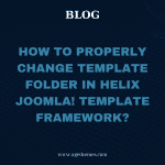 change template folder in helix joomla template framework