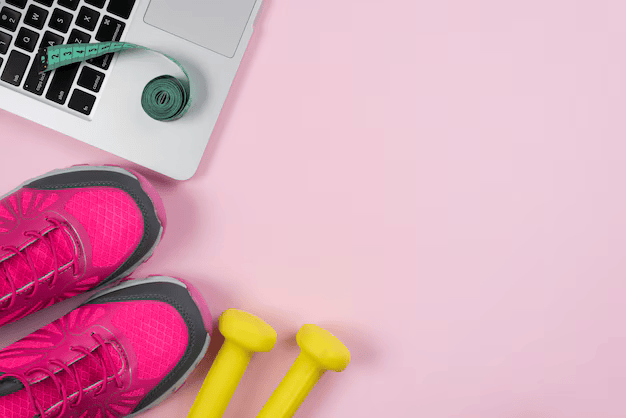 colorful sport composition with gym elements 23 2148000611