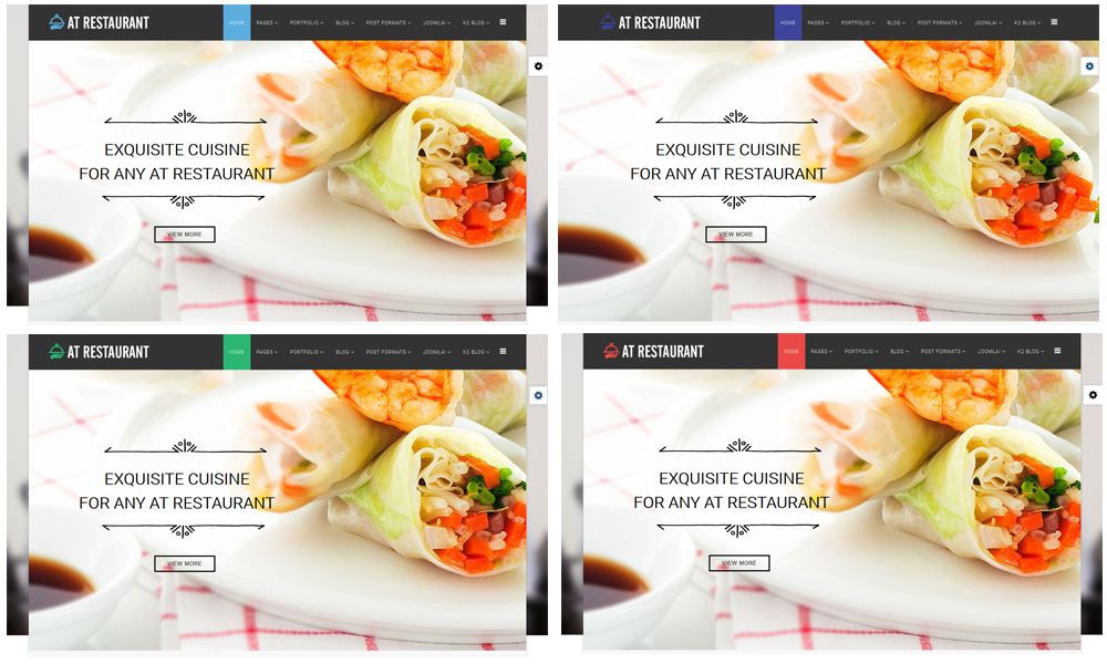 AT Restaurant – Free Food Order / Restaurant Joomla 