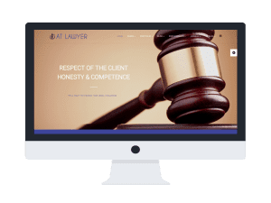 Lawyer Joomla! template Desktop