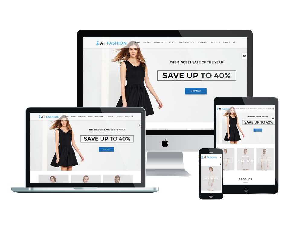 Clothes Shop Joomla template 