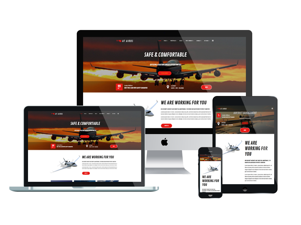 at airus free responsive joomla template