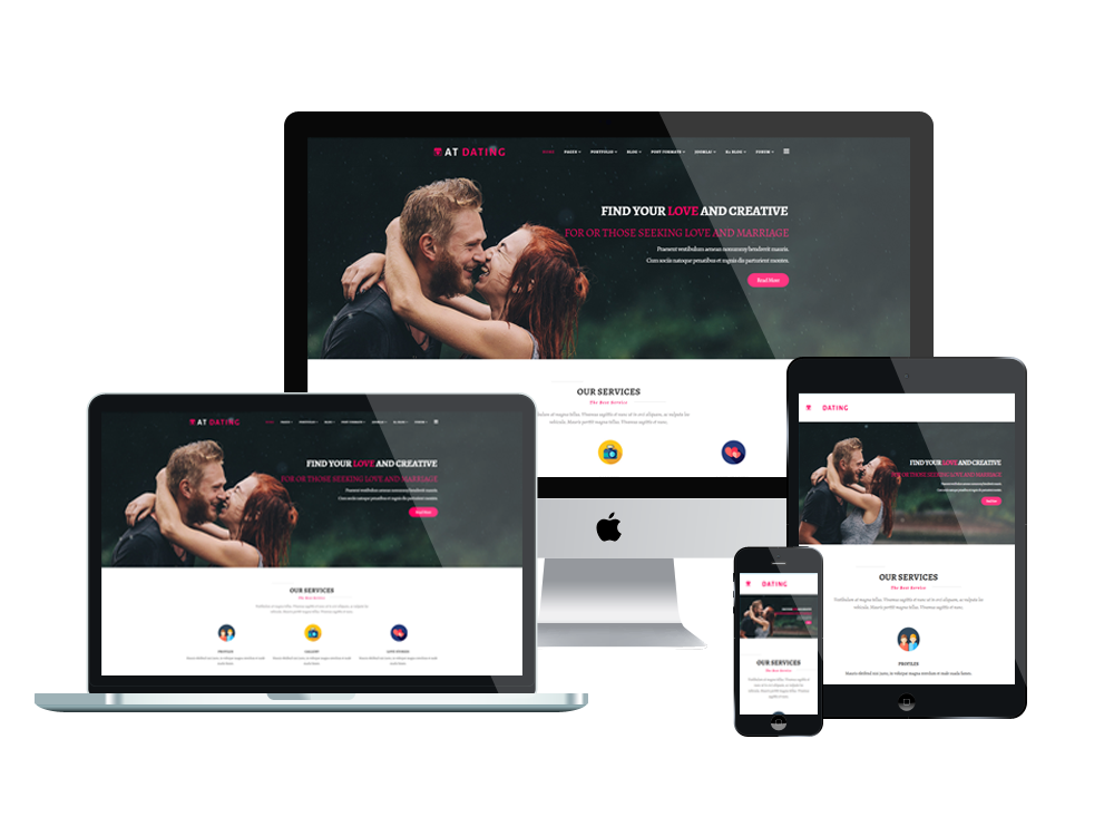 AT Dating Joomla 3 Dating Joomla Template Themes Templates