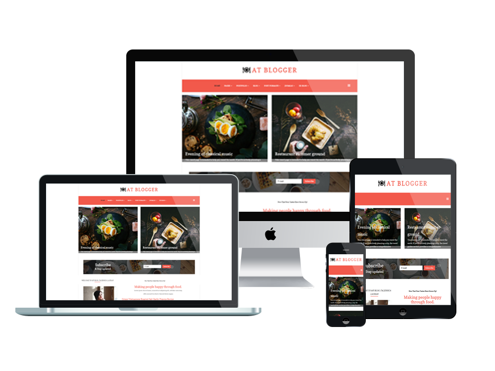 at blogger free responsive joomla template