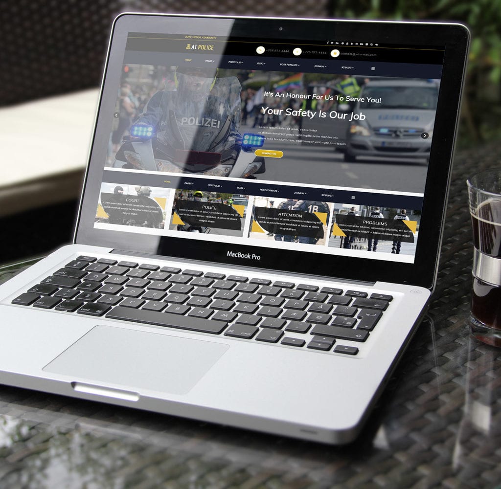 AT Police Free Responsive Police Website Template
