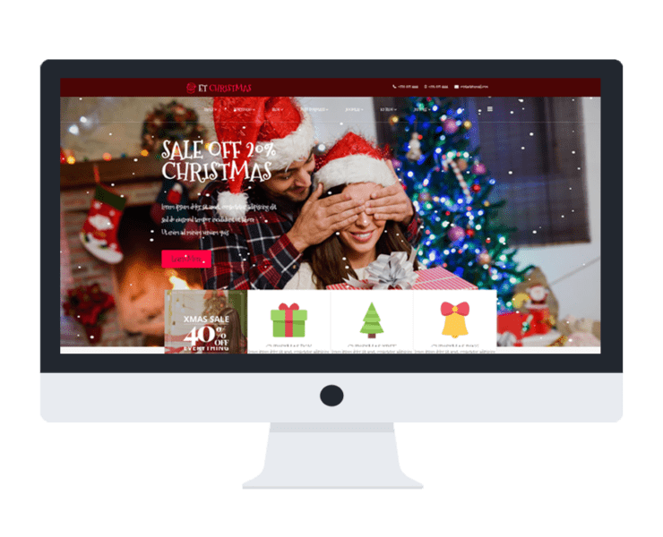 Et Christmas Free Responsive Joomla Template Desktop