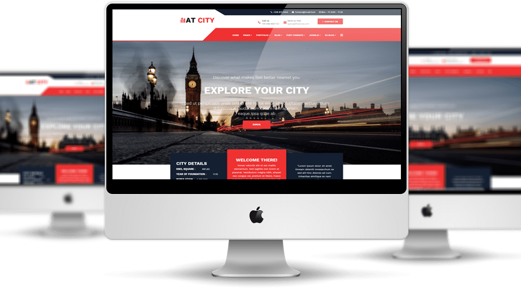 AT City – Free Responsive Joomla City Guide Theme - Age Themes