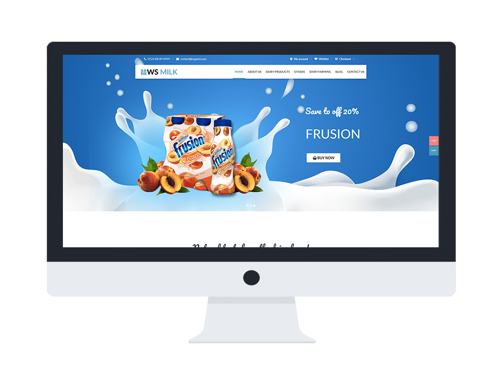 Ws Milk Free Woocommerce Wordpress Theme