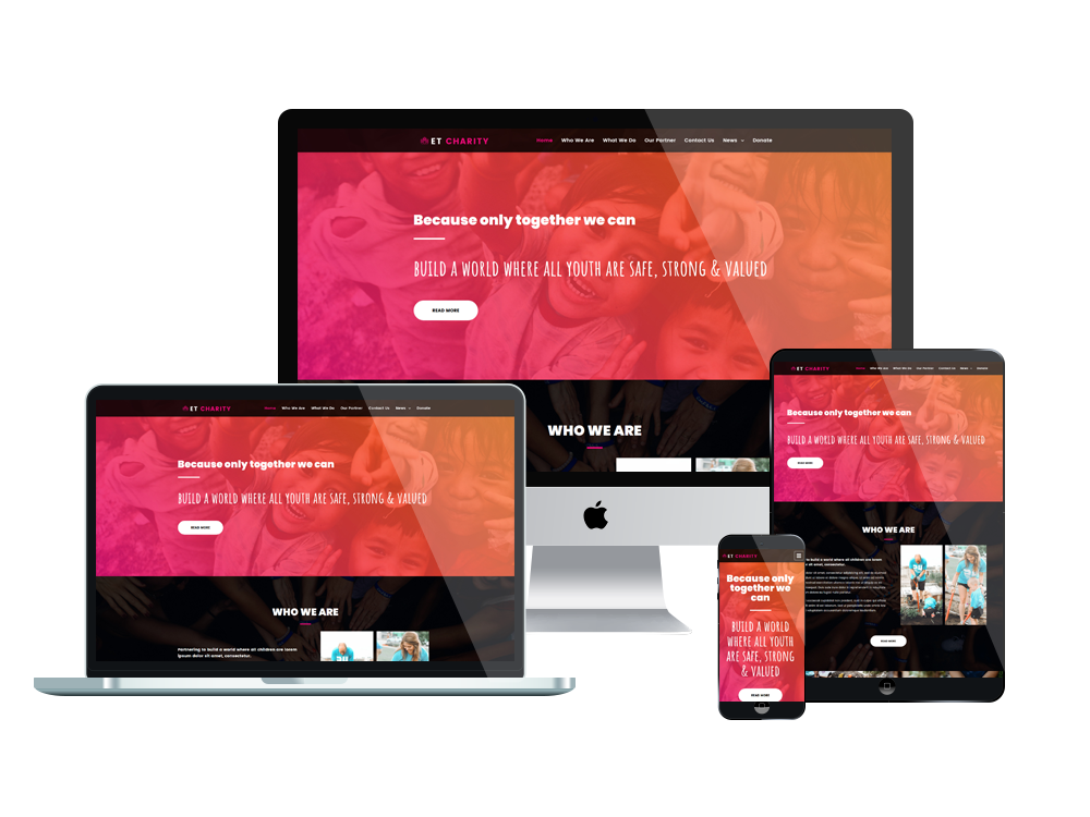 Et Charity Free Responsive Wordpress Theme Full