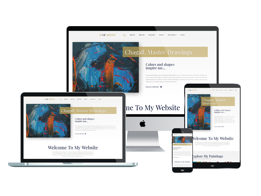 free responsive wordpress themes for artists