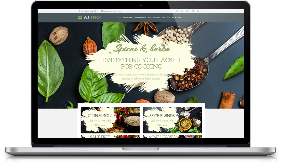 Ws-Spicy-Free-Responsive-Woocommerce-Wordpress-Theme-Desktop