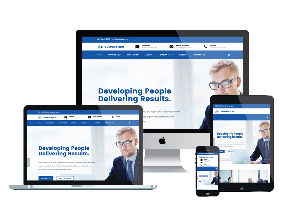 Lt Corporation Free Responsive Elementor Wordpress Theme2